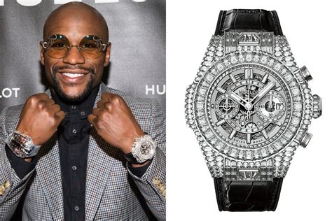 mayweather hublot shorts price|floyd mayweather gold watch.